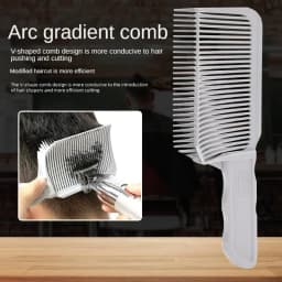 Barber Fade Combs Hair Cutting Positioning Comb Clipper Men Flat Top Hair Comb for Novice Barber Pet Styling Tool