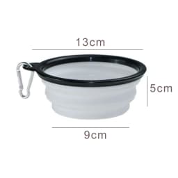 350ml Collapsible Dog Pet Folding Silicone Bowl Outdoor Travel Portable Puppy Food Container Feeder Dish Bowl Pet Supplies