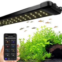 Smart Aquarium Light App Control Full Spectrum Fish Tank Light Bluetooth Coral Reef Lamp for Freshwater Saltwater Tank Lamps