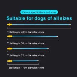 100PCS Wholesale Canine Sperm Injection Semen Deposition Artificial Insemination Pet Dog Disposable Vas Deferens Pipe Catheter