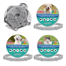 Dog Anti Flea And Tick Collars,Pet 8Month Protection Adjustable Collar For Large Dog Puppy Cat, Dogs Accessories