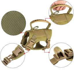 600D Cat Tactical Vest Pet Chest Strap Vest Type Puppy Cat Training Clothing Small Dog Vest