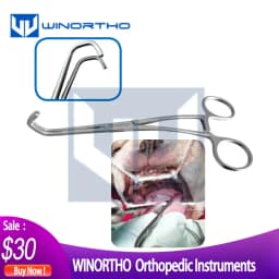 Soft Palate Clamp small veterinary orthopedic instruments pet animal surgical Tonsillectomy Clamp