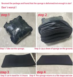 15 25 35 50ppi Aquarium Biochemical Cotton Filter Practical Aquarium Pond Foam Sponge Filter Black Multi-size Aquarium Supplies