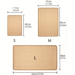 1pcs Sisal Cat Scratching Board Sticks to the Wall Does Not Drop Chips Scratches the Sofa Protection Vertical Claw Grinding Mat