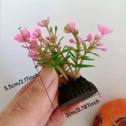 10pcs Vibrant Artificial Seaweed Aquarium Plants - Diverse & Lifelike Fish Tank Landscaping Decor