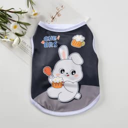 Summer Cat Puppy Clothes Cartoon Print Pet Sleeveless Vest for Small Dogs Cats Kitten Sphynx Clothing Ropa Para Gato