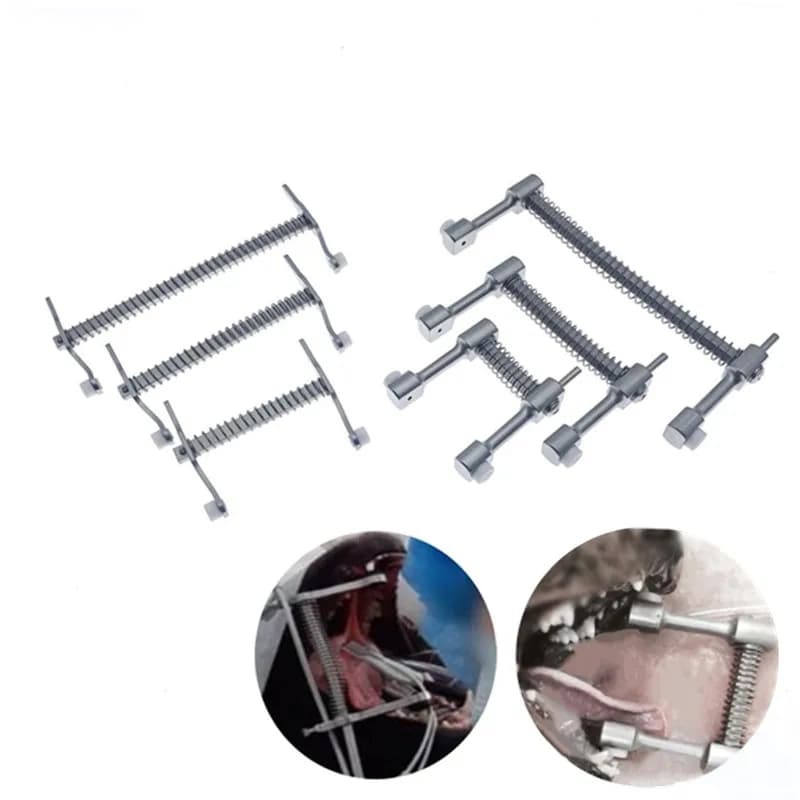 Pet Dogs Cats Mouth Retractors Small Animal Dentistry Mouth Opener Dental Veterinary Instrument