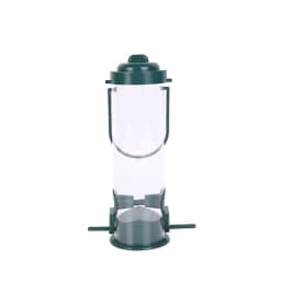 Pet Bird Feeder Food Dispenser Outdoor Hanging Multiple Holes Bird Feeder Small Bird Automatic Foot Feeding Tool Bird Supplies