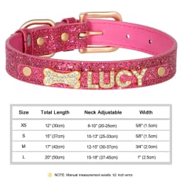 Personalized Small Dogs Chihuahua Collar Bling Rhinestone Dog Collars Free Custom Pet Dogs Cats Name Charms Pet Accessories