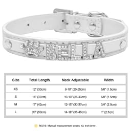 Personalized Small Dogs Chihuahua Collar Bling Rhinestone Dog Collars Free Custom Pet Dogs Cats Name Charms Pet Accessories