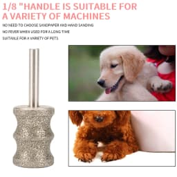 2PCS Dog Electric Nail Polisher Wheel Replacement Grinding Head Pet Nail Grinder Head Trimmer Clipper Pet Paws Grooming