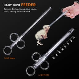 Pet Bird Parrot Baby Feeding Syringe Young Bird Drug Syringe Thick/Thin Tube Nutrient Solution Injection Pet Bird Supplies Tools