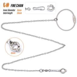 Bird Parrot Foot Chain Stainless Steel Ankle Foot Ring Stand Chain Outdoor Flying Training Starling Pigeon Bird Accessories
