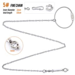 Bird Parrot Foot Chain Stainless Steel Ankle Foot Ring Stand Chain Outdoor Flying Training Starling Pigeon Bird Accessories
