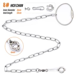 Bird Parrot Foot Chain Stainless Steel Ankle Foot Ring Stand Chain Outdoor Flying Training Starling Pigeon Bird Accessories