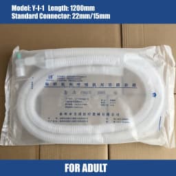 Anesthesia Breathing Circuit Corrugated Tube Anesthesia Ventilator Breathing Circuits Veterinary Instrument