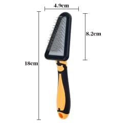 Dog Brush Stainless Steel Dogs Combs Massage Dog Grooming Brush Pet Hair Remover Cleaning Tools Soft Handle Cat Comb Cat Br Comb