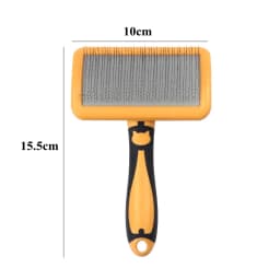 Dog Brush Stainless Steel Dogs Combs Massage Dog Grooming Brush Pet Hair Remover Cleaning Tools Soft Handle Cat Comb Cat Br Comb