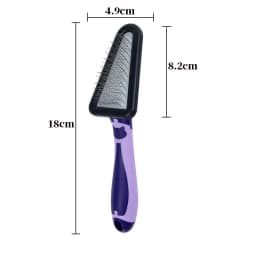 Dog Brush Stainless Steel Dogs Combs Massage Dog Grooming Brush Pet Hair Remover Cleaning Tools Soft Handle Cat Comb Cat Br Comb