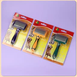 Dog Brush Stainless Steel Dogs Combs Massage Dog Grooming Brush Pet Hair Remover Cleaning Tools Soft Handle Cat Comb Cat Br Comb