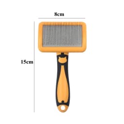 Dog Brush Stainless Steel Dogs Combs Massage Dog Grooming Brush Pet Hair Remover Cleaning Tools Soft Handle Cat Comb Cat Br Comb