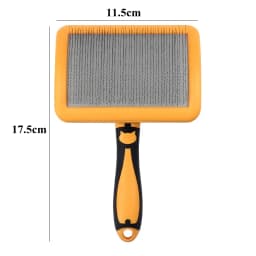 Dog Brush Stainless Steel Dogs Combs Massage Dog Grooming Brush Pet Hair Remover Cleaning Tools Soft Handle Cat Comb Cat Br Comb