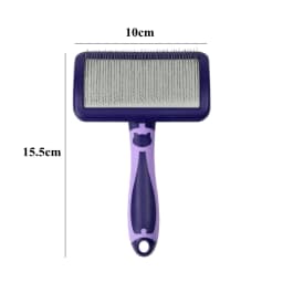 Dog Brush Stainless Steel Dogs Combs Massage Dog Grooming Brush Pet Hair Remover Cleaning Tools Soft Handle Cat Comb Cat Br Comb
