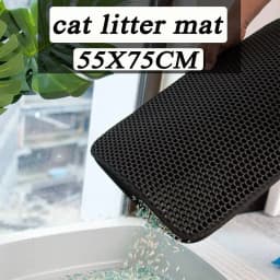 Cat Litter Mat Pet Toilet Waterproof Double Layer Pet Litter Box Mat Nonslip Sand Cat Washable Mat Clean Pad Pet Clean Supplies