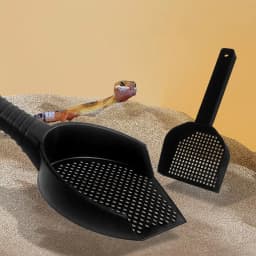 Cat Kitty Litter Scoop Small Holes Fine Litter Scooper Shovel for Cat Dog Rabbits Hamster Snake Sifter Scoop Cat Litter Scoop