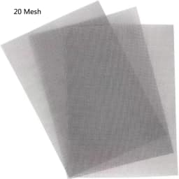 Stainless steel filter screen 10/20 Mesh Woven Wire Screening Filter Sheet Aquarium Fish Tank Decoration Plants Moss Net 2/5Pcs
