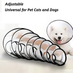 Pet Elizabeth Collar Puppy Anti Bite Grasping Collar for Small Large Dogs Recovery Cone Ring Cats Neck Wound Healing Accessories