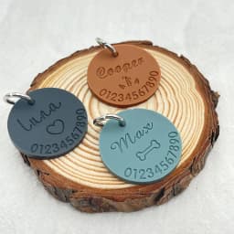 New Customized Silicone Pet Anti-lost ID Tag Cat Dog Tag Engraved Name Phone Number Custom Pendant Puppy Collars Accessories