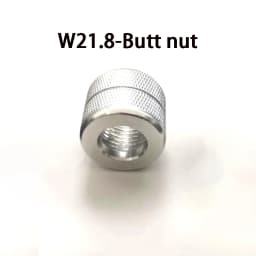 ZRDR Aquarium CO2 Regulator Nut Connector, W21.8 G5/8 CGA320 M22 Nut Connector, Fish Tank CO2 Fitting Sealing Ring