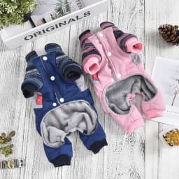 Knit High Neck Dog Sweater Jacket Winter Thick Pet Tracksuit Overall Pink Blue S XXL Down Outdoor Wear Pomeranian Shih Tzu Goods