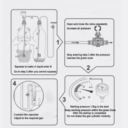 DIY CO2 Valve Diffuser Aquarium Supply Fish Tank Water Grass Homemade Carbon Dioxide Generator Kit With Pressure Air Flow Device