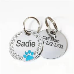 Dog Tag Personalized Pet Puppy Cat ID Tag Engraved Custom Dog Collar Accessories Customized Address Name Tag for Dogs Cats