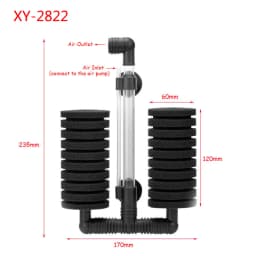 Aquarium Filter for Aquarium Fish Tank Air Pump Skimmer Biochemical Sponge Filter Aquarium Bio Filter Filtro Aquario Highquality