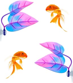 Betta Fish Leaf Hammock Simulating The Natural Habitat for Betta Spawning Breeding Resting Bed Aquarium Decoration