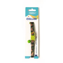 1Pc Colorful Cute Bell Collar Adjustable Buckle Cat Collar Pet Supplies Footprint Personalized Kitten Collar Small Dog Accessory