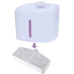 Cat Water Fountain Filter 10 Pack Fountain Filter Replacement Activated Carbon Pet Rectangular Water Circulation Filter Element