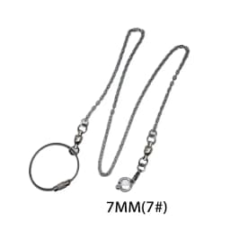 Dr.DC Bord Stainless Steel Chain Parrot Anti-flying Traction Rope Bird Feet Bracelet Alloy Foot Ring Pet Bird Travel Supplies