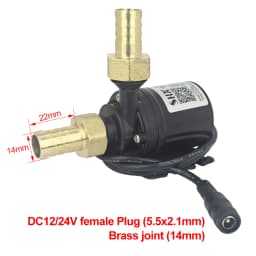 DC12V 24V Water Pumps Lift 5M 800L/H Solar Brushless Motor Water Circulation Water Pump Ceramic Shaft Ultra Quiet Submersibles