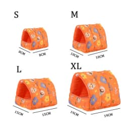 Cute Hamster Nest Small Animal Sleeping Bed Winter Warming Pad Ferret Hanging Cage Guinea Pig Hammock Pet Accessories