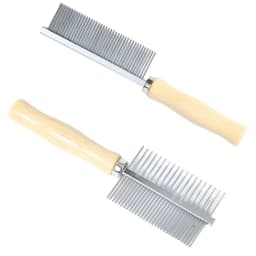 Dog Grooming Equipment Pet Hair Remover Cat Hair Comb Grooming Wooden Handle Cat Comb Smooth Hair Dog Brush Dog Accessories