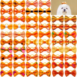 30PCS Small Dog Bows Pet Dog Hair Accessories Rubber Bands Small Dog Cat Hair Bows For Dogs Cats Grooming Products