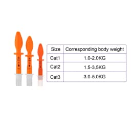 Tierarzt Cat Blind Intubation Tube Dog Blind Intubation Tube Rabbit Supraglottic Airway ET Tube Medical Soft Gel Set