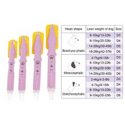 Tierarzt Cat Blind Intubation Tube Dog Blind Intubation Tube Rabbit Supraglottic Airway ET Tube Medical Soft Gel Set
