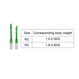 Tierarzt Cat Blind Intubation Tube Dog Blind Intubation Tube Rabbit Supraglottic Airway ET Tube Medical Soft Gel Set