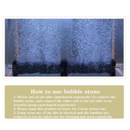Aquarium Air Stone Cylinder Bubble Diffuser Release Tool for Fish Tank Oxygen Pump Outdoor Pond Circulation System Accessories